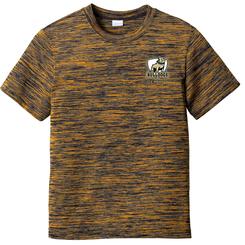 HVM Bulldogs Youth PosiCharge Electric Heather Tee