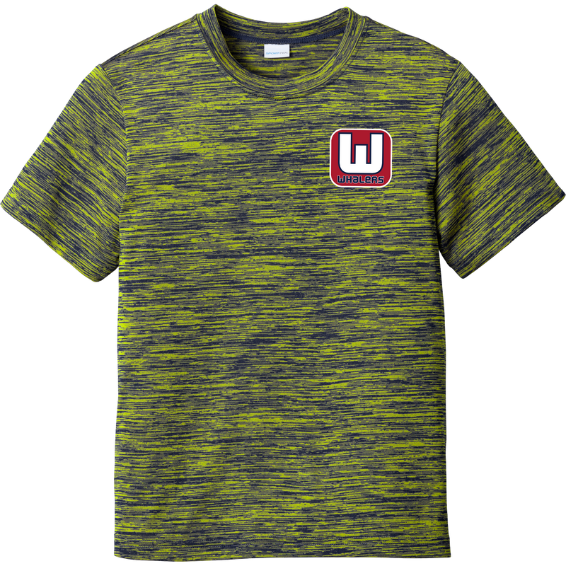 CT Whalers Tier 1 Youth PosiCharge Electric Heather Tee