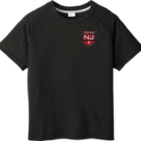 NJ Raiders Youth PosiCharge  Tri-Blend Wicking Raglan Tee