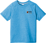 Biggby Coffee Hockey Club Youth PosiCharge  Tri-Blend Wicking Raglan Tee