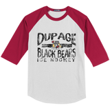 Dupage Black Bears Youth Colorblock Raglan Jersey