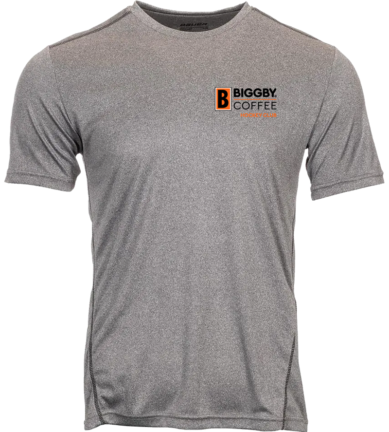 Biggby Coffee Hockey Club Bauer Adult Team Tech Tee