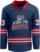 Hartford Jr. Wolfpack Split Season Youth Goalie Hybrid Jersey