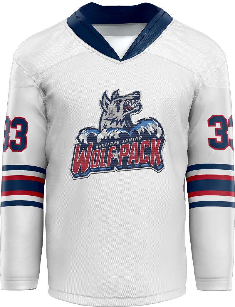 Hartford Jr. Wolfpack Split Season Youth Goalie Hybrid Jersey