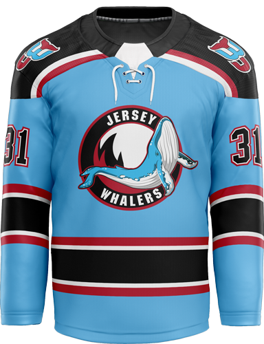 Jersey Shore Whalers Youth Player Sublimated Jersey